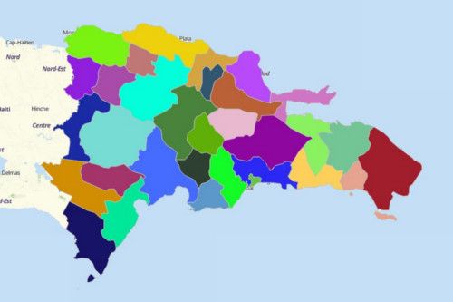 Map of Dominican Republic Provinces
