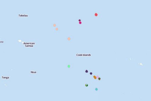 Map of Cook Islands Councils