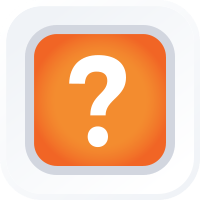 quick reference icon: orange box with a white question mark inside