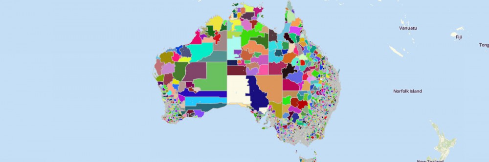 Map of Australian Suburbs