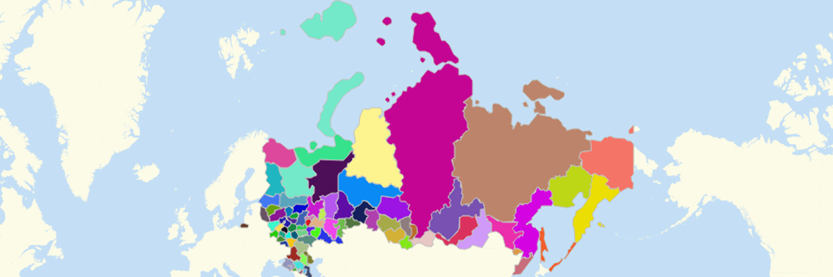 The russian federation is situated in