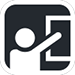 mapline training icon: person pointing at a chalkboard